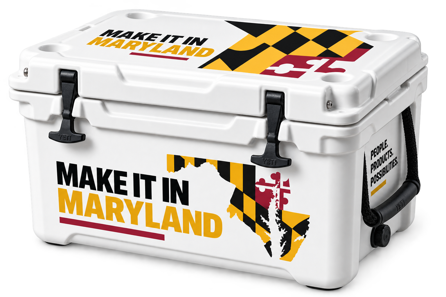 Make It in Maryland Manufacturing Month prize cooler